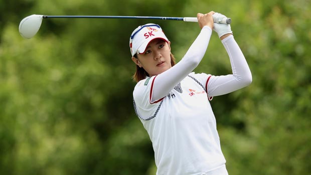 Na Yeon Choi during the third round of the 2012 Wegmans LPGA Championship