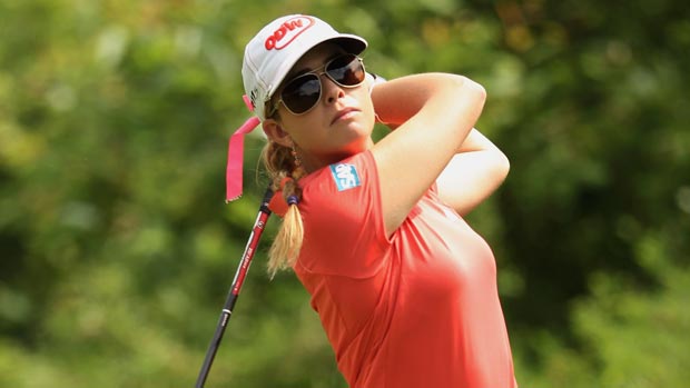 Paula Creamer during the third round of the 2012 Wegmans LPGA Championship