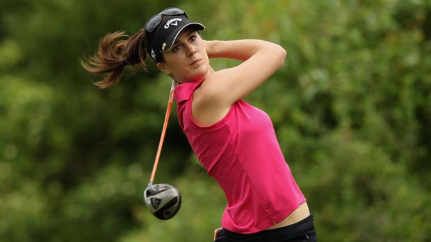 Sandra Gal during the third round of the 2012 Wegmans LPGA Championship