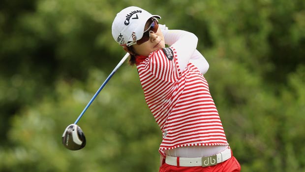 Eun-Hee Ji during the third round of the 2012 Wegmans LPGA Championship