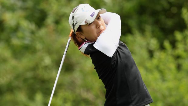 Mika Miyazato during the third round of the 2012 Wegmans LPGA Championship