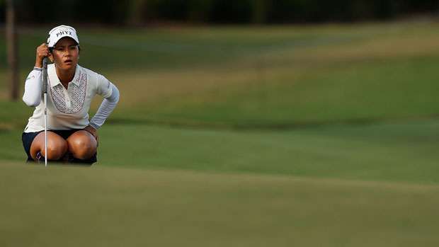 Ai Miyazato during the Third Round of the 2012 CME Group Titleholders