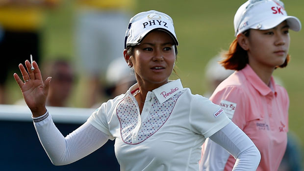 Ai Miyazato during the Third Round of the 2012 CME Group Titleholders