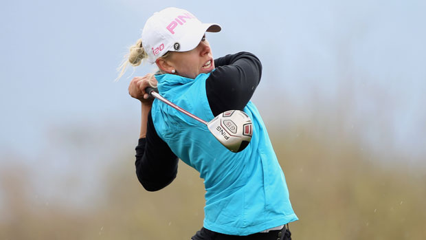 Pernilla Lindberg at the 2012 RR Donnelley LPGA Founders Cup