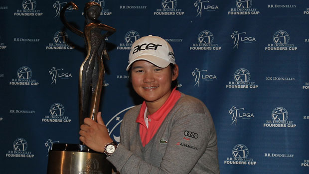 Yani Tseng won the 2012 RR Donnelley LPGA Founders Cup