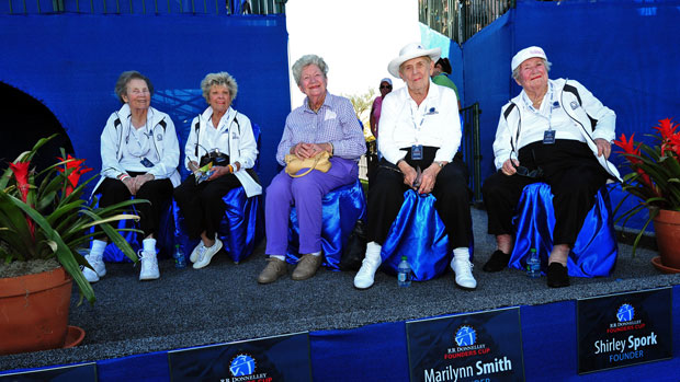 Special guests at 2012 RR Donnelley LPGA Founders Cup