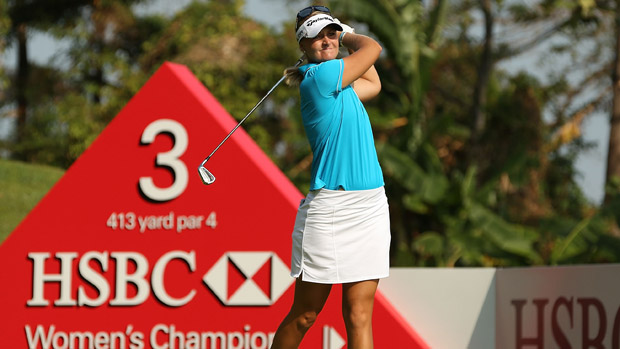 Anna Nordqvist during the final round of the HSBC Women's Champion