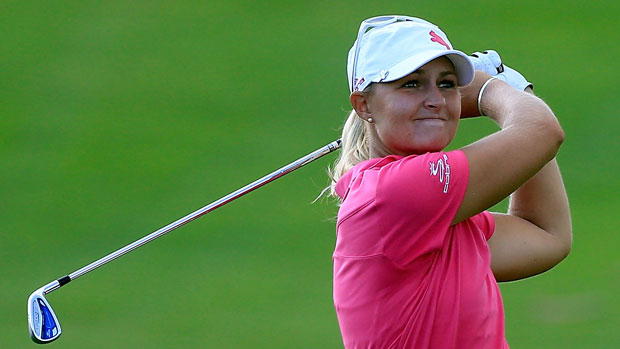 Anna Nordqvist during the First Round of the 2013 Pure Silk-Bahamas LPGA Classic