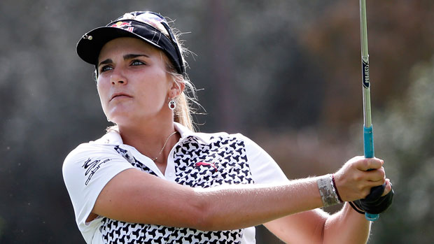 Lexi Thompson during the second round of the CME Group Titleholders