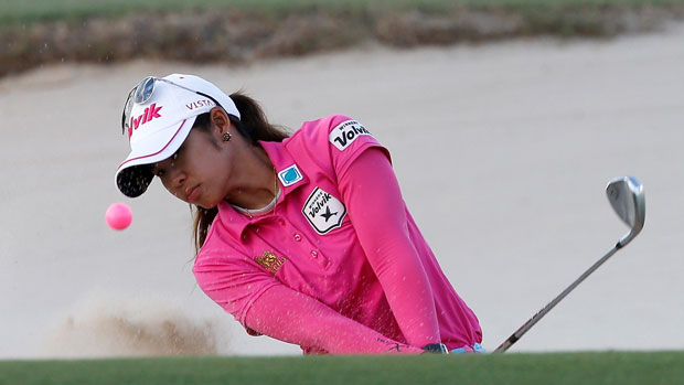 Pornanong Phatlum during the third round of the 2013 CME Group Titleholders