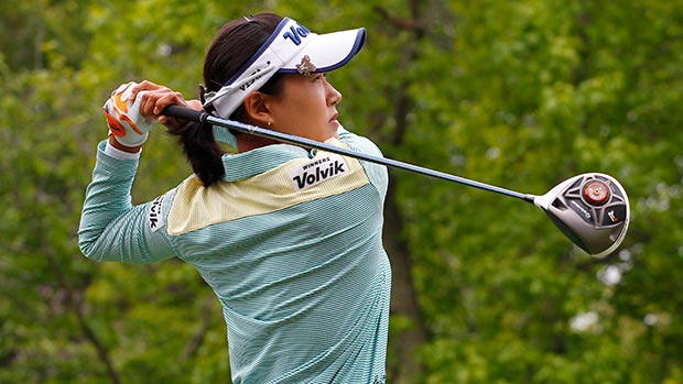 Ilhee Lee during the final round of the Kingsmill Championship