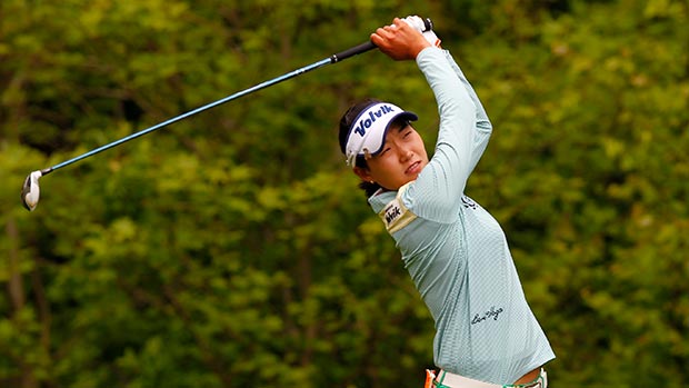 Ilhee Lee during the final round of the Kingsmill Championship