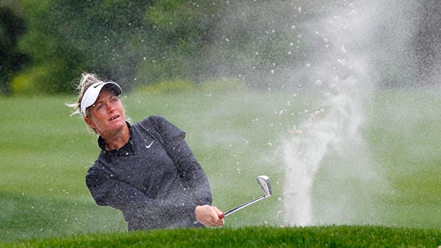 Suzann Pettersen during the final round of the Kingsmill Championship