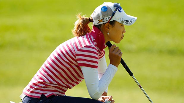 Momoko Ueda during the second round of the Kingsmill Championship