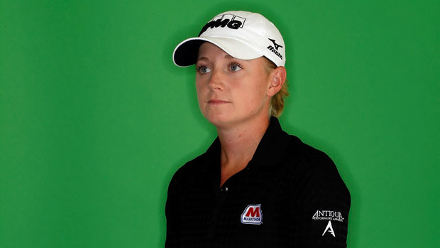 Stacy Lewis takes a fun photo