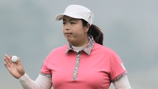 Shanshan Feng during the third round of the 2013 Reignwood LPGA Classic