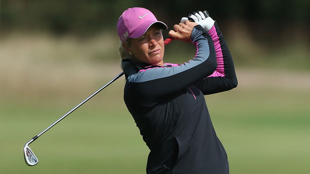Suzann Pettersen during the Second Round of the 2013 RICOH Women's British Open