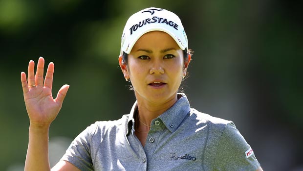 Ai Miyazato during the second-round of the Safeway Classic Presented by Coca-Cola