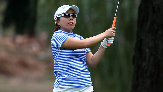 Mika Miyazato during the second-round of the Safeway Classic Presented by Coca-Cola