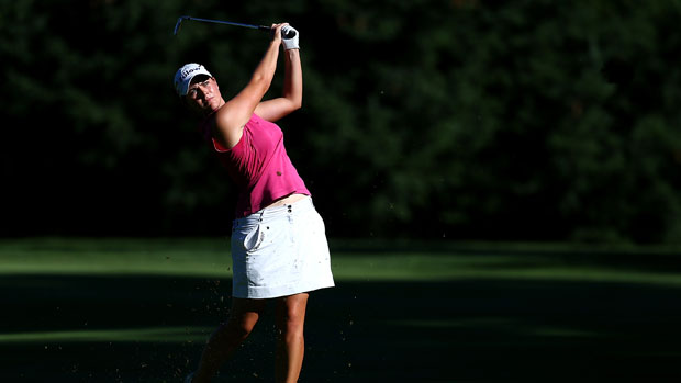 Caroline Masson during the final round of the Safeway Classic Presented by Coca-Cola