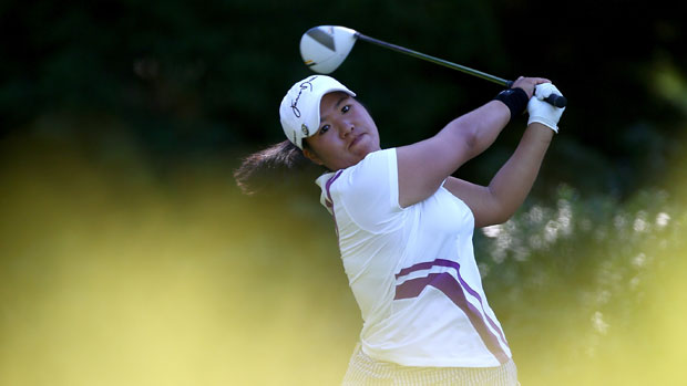 Jane Rah during the final round of the Safeway Classic Presented by Coca-Cola