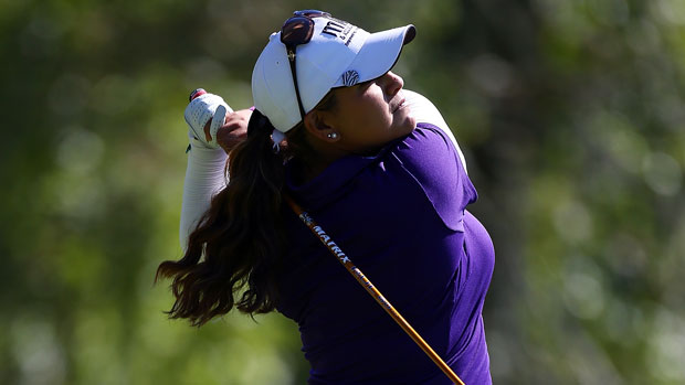 Lizette Salas during the final round of the Safeway Classic Presented by Coca-Cola