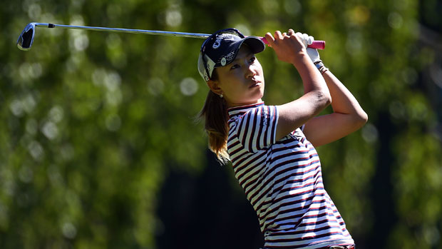 Momoko Ueda during the final round of the Safeway Classic Presented by Coca-Cola