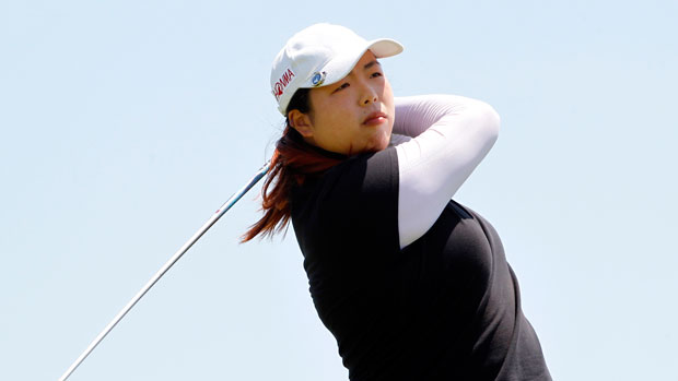 Shanshan Feng during the first round of the 2013 ShopRite LPGA Classic Presented by Acer