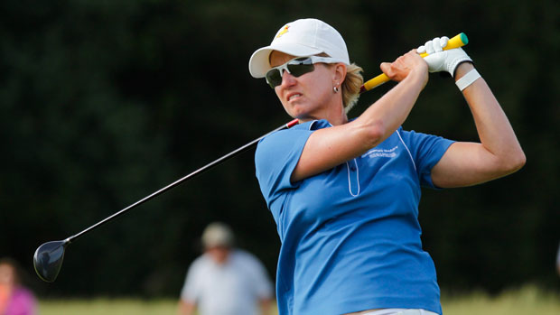 Karrie Webb during the final round of the 2013 ShopRite LPGA Classic Presented by Acer