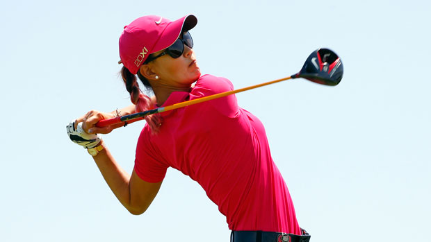 Michelle Wie during the first round of the 2013 ShopRite LPGA Classic Presented by Acer