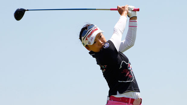 Chie Arimura during the first round of the 2013 ShopRite LPGA Classic Presented by Acer