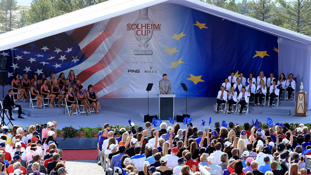 John Hickenlooper during the Opening Ceremony of the 2013 Solheim Cup
