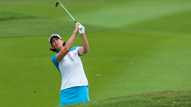 Juli Inkster during the first round at the Honda LPGA Thailand