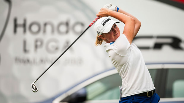 Stacy Lewis during the first round at the Honda LPGA Thailand