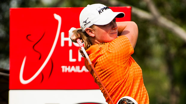 Stacy Lewis during the second round of the Honda LPGA Thailand