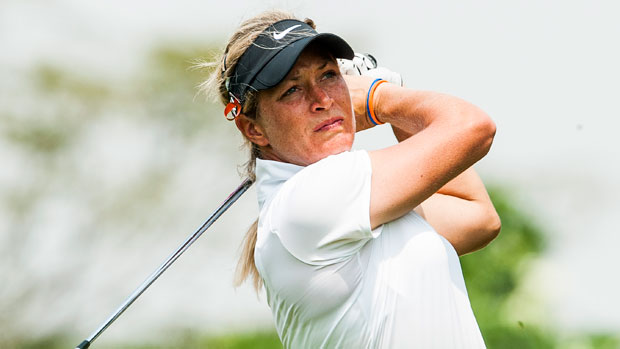 Suzzan Pettersen during the second round at the Honda LPGA Thailand