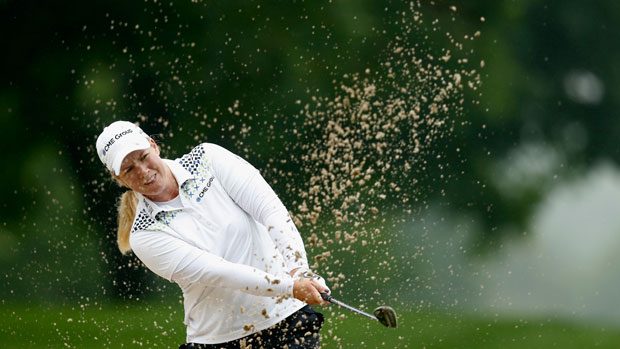 Brittany Lincicome during the first round of the 2013 Wegmans LPGA Championship