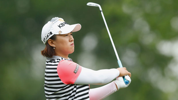 Amy Yang during the first round of the 2013 Wegmans LPGA Championship