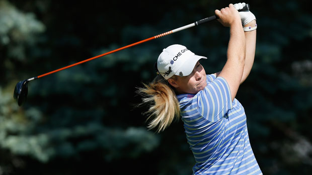Brittany Lincicome during the third round of the 2013 Wegmans LPGA Championship