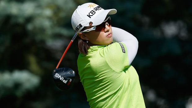 Amy Yang during the third round of the 2013 Wegmans LPGA Championship