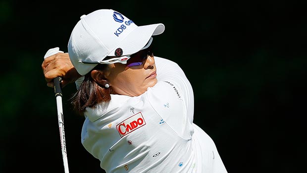 Se Ri Pak of South Korea tees off the 16th hole during round two of the Airbus LPGA Classic presented by JTBC