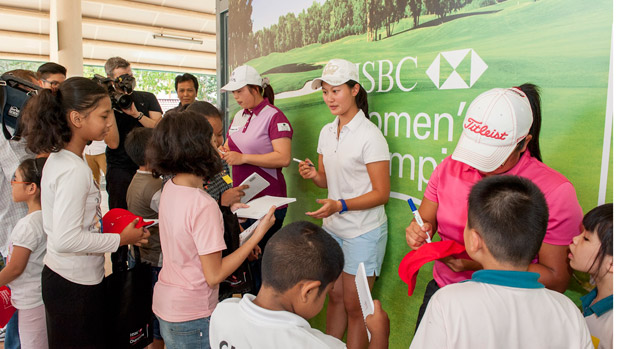 HSBC Women's Champions charity visit