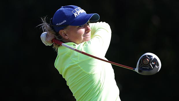 Stacy Lewis during the first round of the 2014 Mizuno Classic