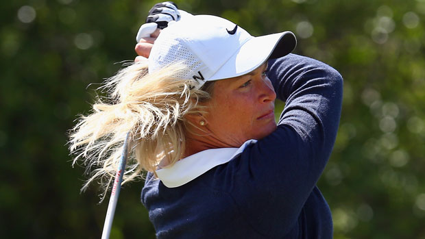 Suzann Pettersen during the first round of the 2014 North Texas LPGA Shootout Presented by JTBC