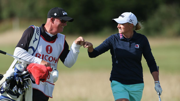 Stacy Lewis during the Final Round of the 2013 RICOH Women's British Open