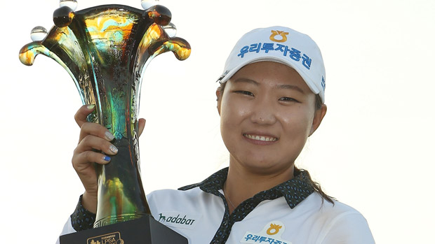 Mirim Lee during the final round of the Reignwood LPGA Classic