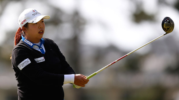 Shanshan Feng during the third round of the Swinging Skirts LPGA Classic