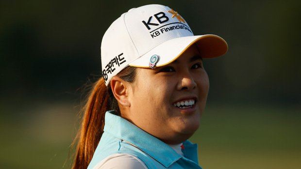 Inbee Park during a practice round prior to the start of the U.S. Women's Open