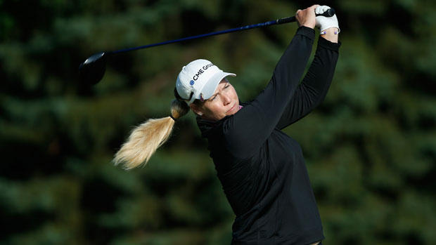 Brittany Lincicome during the first round of the 2014 Wegmans LPGA Championship
