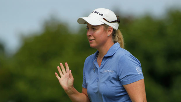 Brittany Lincicome during the second round of the 2014 Wegmans LPGA Championship
